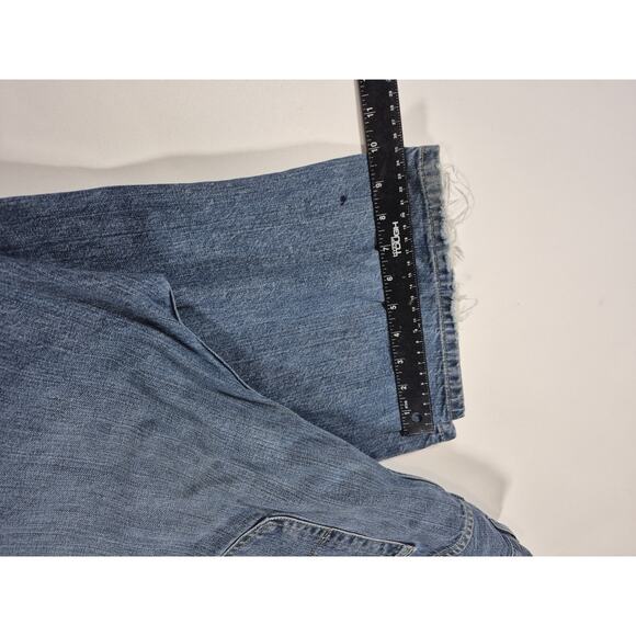 Cremieux Mens Medium Wash Relaxed Fit Straight Leg Denim Blue Jeans 46 x 30 - Picture 2 of 6